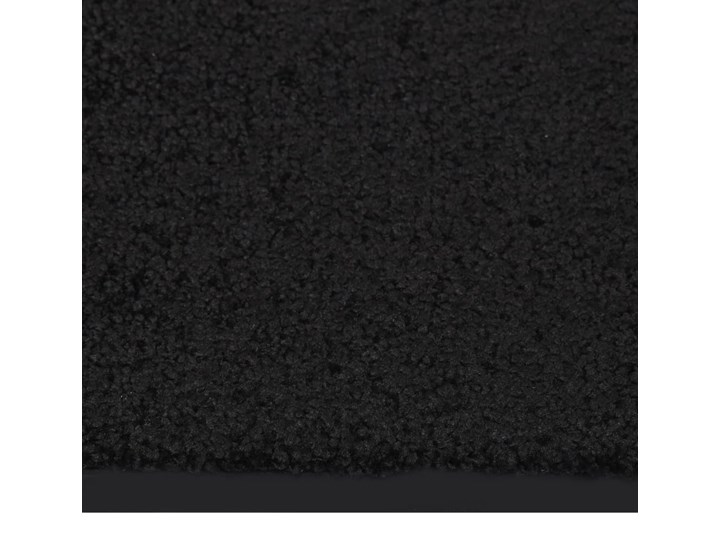 vidaXL Wycieraczka, czarna, 80 x 120 cm Tworzywo sztuczne Kolor Czarny Kategoria Wycieraczki