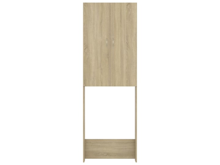 vidaXL Szafka na pralkę, dąb sonoma, 64 x 25,5 x 190 cm Szafki Drewno Płyta MDF Rodzaj frontu Drzwiczki Głębokość 26 cm Szerokość 64 cm Płyta stolarska Kategoria Szafki stojące