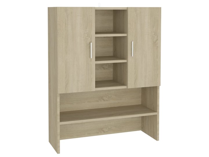 vidaXL Szafka na pralkę, kolor dąb sonoma, 70,5x25,5x90 cm Płyta MDF Płyta stolarska Drewno Kategoria Szafki stojące