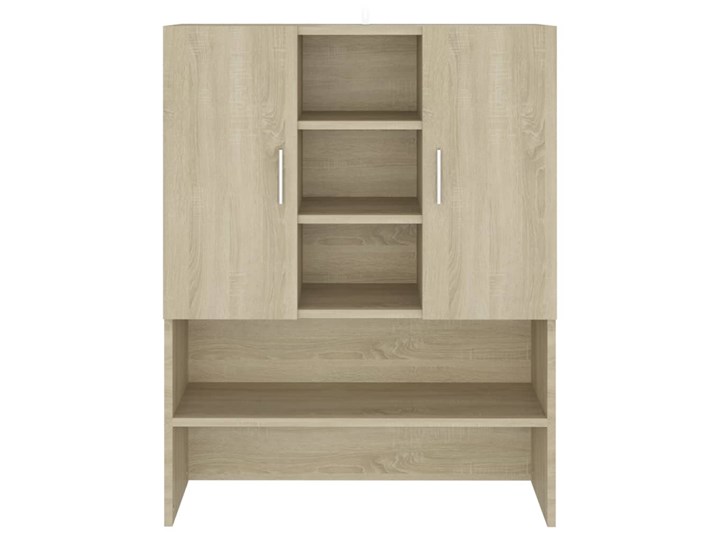 vidaXL Szafka na pralkę, kolor dąb sonoma, 70,5x25,5x90 cm Kategoria Szafki stojące Drewno Płyta stolarska Płyta MDF Kolor Beżowy