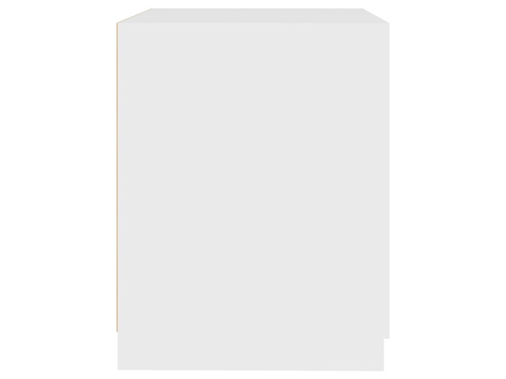 vidaXL Szafka na pralkę, biała, 71x71,5x91,5 cm Stojące Płyta stolarska Płyta MDF Pionowe Szafka nad pralkę Styl Nowoczesny