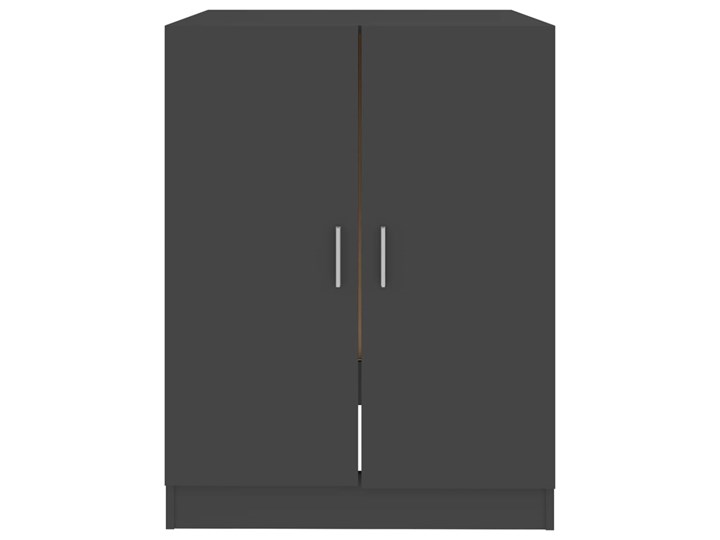 vidaXL Szafka na pralkę, szara, 71x71,5x91,5 cm Stojące Styl Nowoczesny Płyta MDF Płyta stolarska Pionowe Szafka nad pralkę Kategoria Szafki stojące