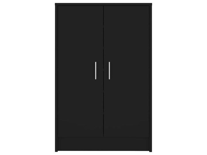 vidaXL Szafka na buty, czarna, 60x35x92 cm, płyta wiórowa Płyta MDF Płyta meblowa Głębokość 35 cm Szerokość 60 cm Płyta laminowana Styl Nowoczesny Kolor Czarny