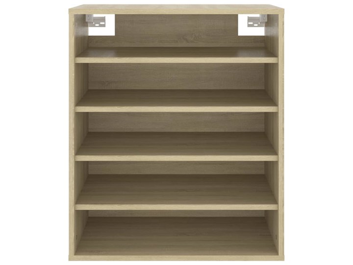 vidaXL Szafka na buty, kolor dąb sonoma, 60x35x70 cm, płyta wiórowa Głębokość 35 cm Płyta MDF Płyta laminowana Drewno Szerokość 60 cm Płyta meblowa Kategoria Szafki i regały Pomieszczenie Przedpokój