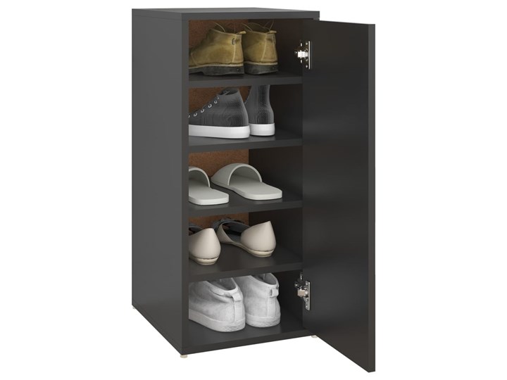 vidaXL Szafka na buty, szara, 32x35x70 cm, płyta wiórowa Płyta laminowana Płyta MDF Płyta meblowa Głębokość 35 cm Szerokość 32 cm Typ Stojące