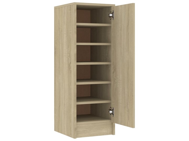 vidaXL Szafka na buty, dąb sonoma, 32x35x92 cm, płyta wiórowa Płyta MDF Drewno Głębokość 35 cm Płyta meblowa Szerokość 32 cm Płyta laminowana Kategoria Szafki i regały
