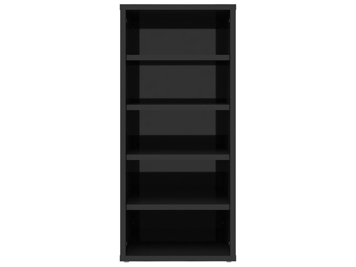 vidaXL Szafki na buty, 2 szt., wysoki połysk, czarne, 31,5x35x70 cm Płyta MDF Płyta laminowana Płyta meblowa Głębokość 35 cm Szerokość 32 cm Kolor Czarny