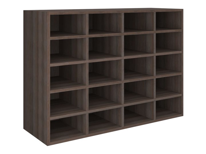 vidaXL Szafka na buty, płyta wiórowa, 92x30x67,5 cm, szary dąb sonoma Głębokość 30 cm Tworzywo sztuczne Kolor Brązowy Szerokość 92 cm Płyta MDF Płyta laminowana Płyta meblowa Wysokość 68 cm Drewno Kategoria Szafki i regały