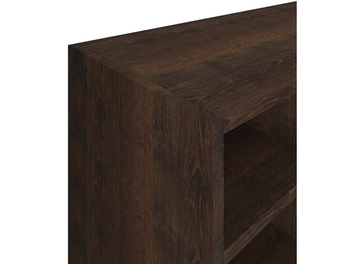 vidaXL Szafka na buty, płyta wiórowa, 92x30x67,5 cm, przydymiony dąb Kategoria Ławki do salonu Materiał nóżek Tworzywo sztuczne