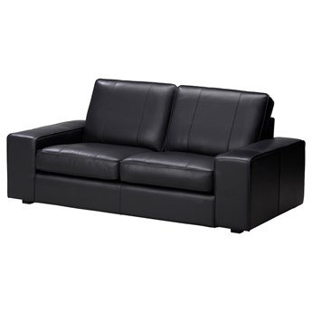 IKEA KIVIK Sofa 2-osobowa, Grann/Bomstad czarny, Głębokość: 95 cm