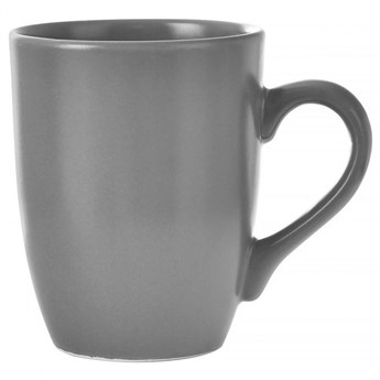 Kubek z uchem do picia kawy herbaty napojów ceramiczny szary alfa 350 ml kod: O-128861