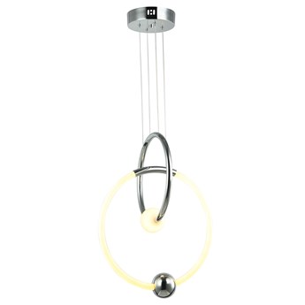 Designerska lampa wisząca srebrna BARISTA 80498-01-PS2-CR salon sypialnia jadalnia lucea