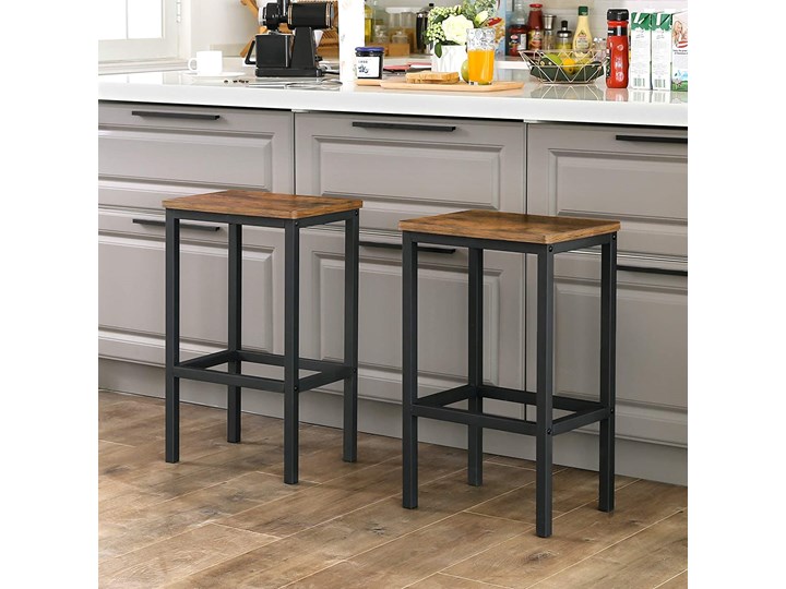 TABORETY BAROWE LBC65X▪️ 2051 ▪️ RUSTYKALNY BRĄZ 2 SZTUKI SZYBKA WYSYŁKA Wysokość 65 cm Głębokość 30 cm Szerokość 40 cm Kolor Brązowy
