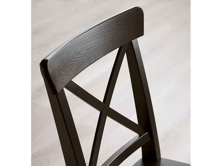IKEA DANDERYD / INGOLF Stół i 4 krzesła, sosna czarny/brązowoczarny, 130x80 cm Kategoria Stoły z krzesłami