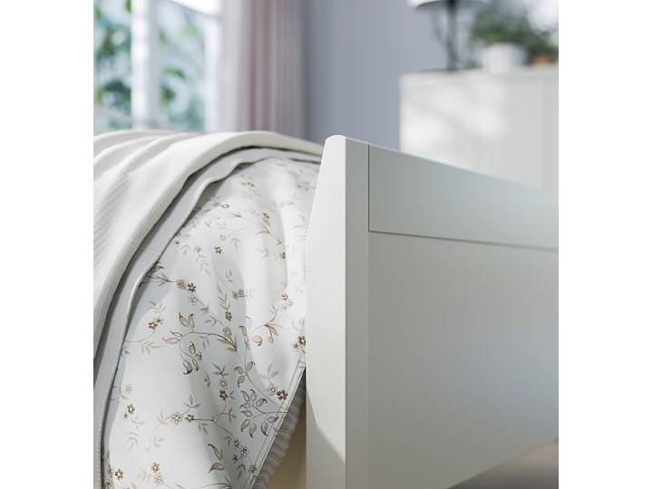 IKEA IDANÄS Zestaw mebli do sypialni 4 szt, Biały, 140x200 cm Pomieszczenie Sypialnia Kategoria Zestawy mebli do sypialni