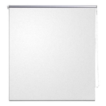 vidaXL Roleta okienna zaciemniająca biała 120 x 175 cm