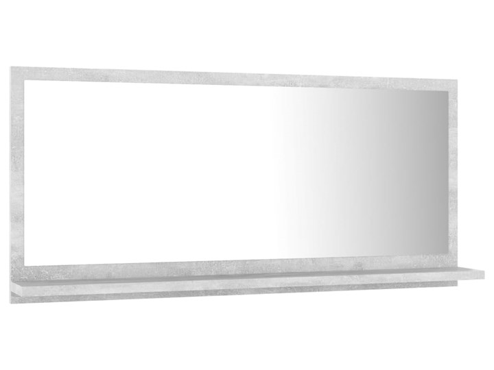 vidaXL Lustro łazienkowe, szarość betonu, 80x10,5x37 cm, płyta wiórowa Pomieszczenie Łazienka Ścienne Prostokątne Kategoria Lustra