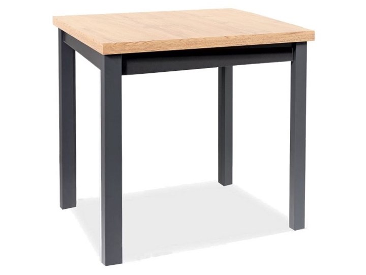 Klasyczny stół nierozkładany Adam 90x65 Wysokość 75 cm Wysokość 90 cm Drewno Płyta MDF Średnica Liczba miejsc Do 4 osób