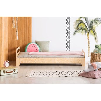 Pojedyncze młodzieżowe łóżko drewniane ze stelażem - Mailo 9X