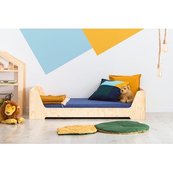Drewniane łóżko dziecięce ze stelażem 16 rozmiarów - Filo 6X