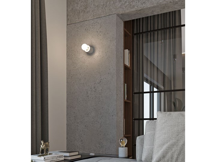 Betonowa lampka biurkowa w stylu loftowym - EX586-Salgadi Pomieszczenie Sypialnia Lampa dekoracyjna Wysokość 10 cm Styl Nowoczesny