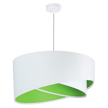 Biało-zielona elegancka lampa wisząca - EX990-Rezi