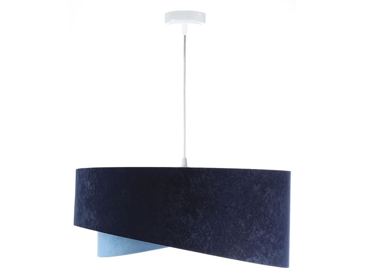 Granatowo-złota lampa wisząca glamour - EX994-Lorisa Szkło Metal Beton Tworzywo sztuczne Lampa z abażurem Tkanina Styl Skandynawski Ceramika Lampa inspirowana Kolor
