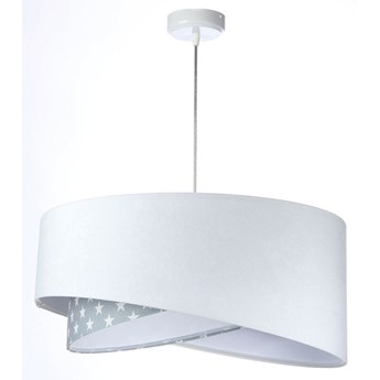 Biało-szara lampa wisząca w gwiazdki - EX1000-Felisa