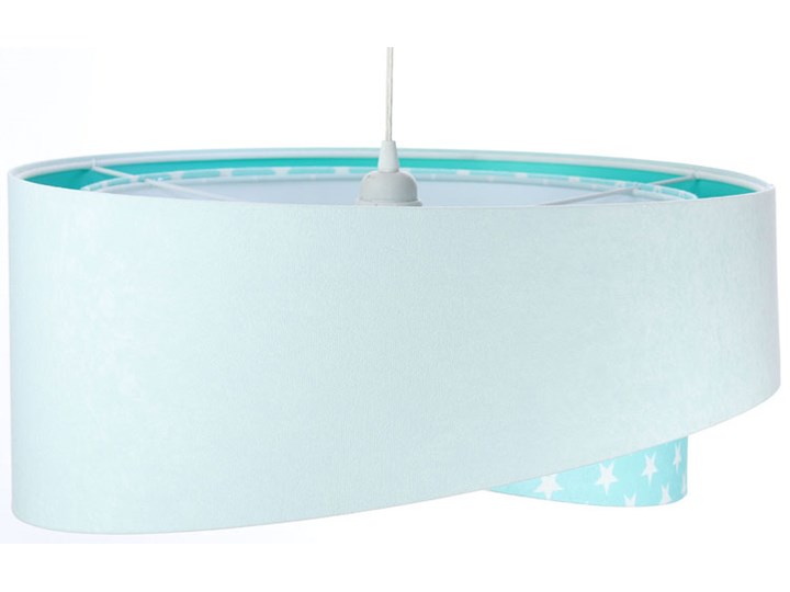 Miętowa lampa wisząca z abażurem - EXX01-Nilva Kolor Zielony