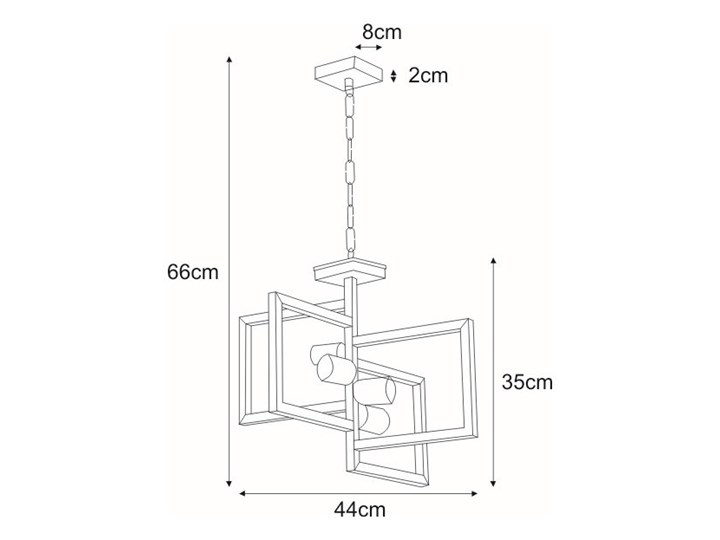 Designerska lampa wisząca w stylu loftowym - S100-Natsa Metal Lampa inspirowana Funkcje Brak dodatkowych funkcji Styl Industrialny
