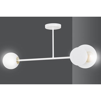 Biała nowoczesna lampa sufitowa - D007-Intis