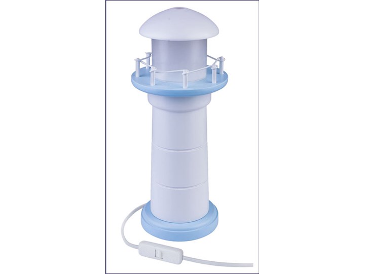 Biało-niebieska mała lampka dziecięca LED latarnia - S186-Dinos Lampa biurkowa Lampa stojąca Kolor