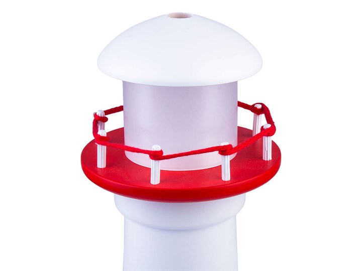Biało-czerwona lampka LED na biurko latarnia - S186-Dinos Lampa stojąca Lampa biurkowa Typ Lampa LED