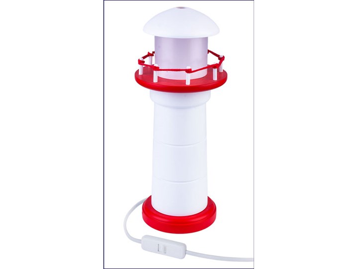 Biało-czerwona lampka LED na biurko latarnia - S186-Dinos Typ Lampa LED Lampa stojąca Lampa biurkowa Kolor Biały