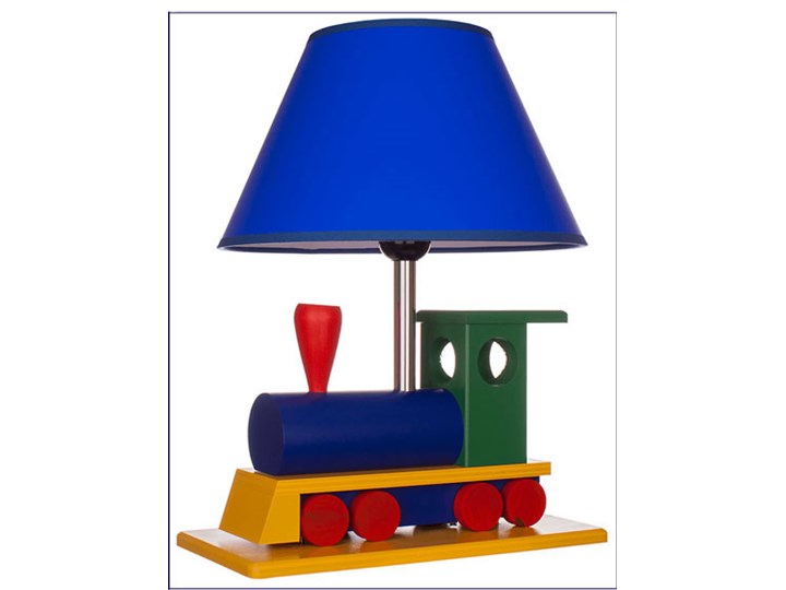 Kolorowa lampka dla dzieci na biurko lokomotywa - S189-Skarlet Lampa stojąca Kolor Wielokolorowy Lampa biurkowa Kategoria Lampy dziecięce