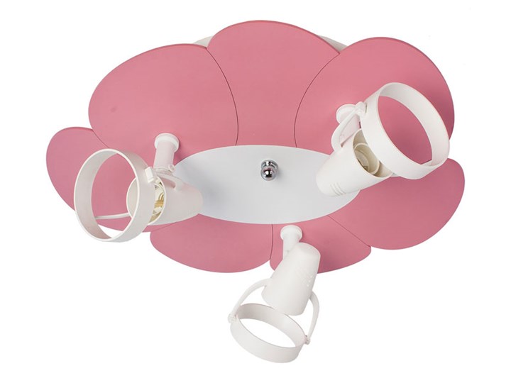 Różowo-biała lampa sufitowa dla dziewczynki - S212-Gersa