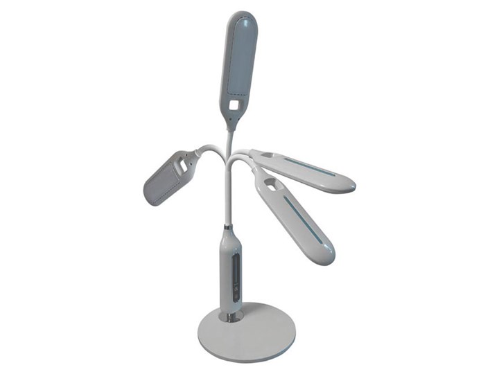 Czarna lampka biurkowa z elastycznym ramieniem - S258-Boldi Tworzywo sztuczne Lampa biurkowa Wysokość 36 cm Pomieszczenie Sypialnia Funkcje Funkcja ściemniania