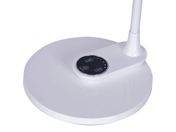 Biała lampka biurowa dotykowa kinkiet LED - S268-Power Tworzywo sztuczne Lampa gabinetowa Styl Nowoczesny Wysokość 34 cm Pomieszczenie Biuro i pracownia