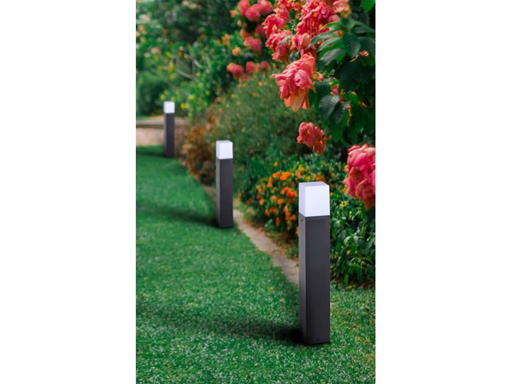 Lampa ogrodowa stojąca niski słupek - S344-Nepal Lampa stojąca Kategoria Lampy ogrodowe Słupek ogrodowy Kolor Czarny