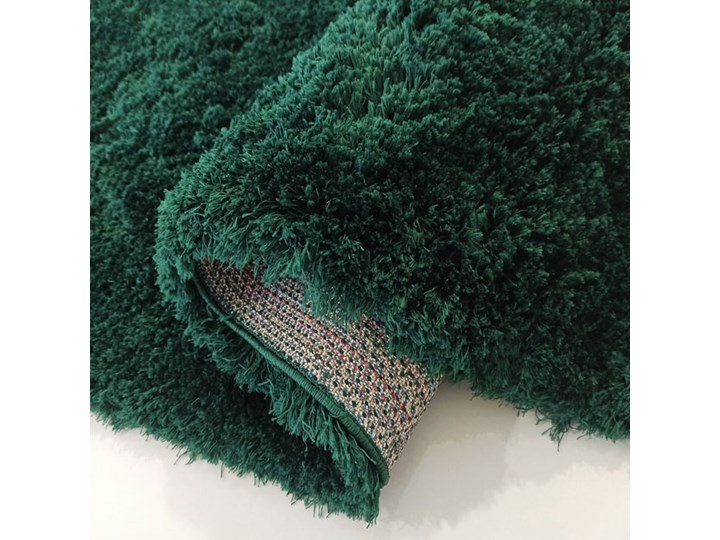 Zielony elegancki dywan typu shaggy - Serafi 80x150 cm Dywany Pomieszczenie Sypialnia