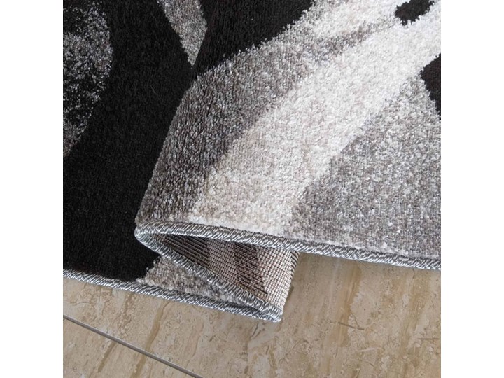 Szary elegancki dywan do sypialni - Dravi Dywany Syntetyk 80x150 cm Pomieszczenie Salon
