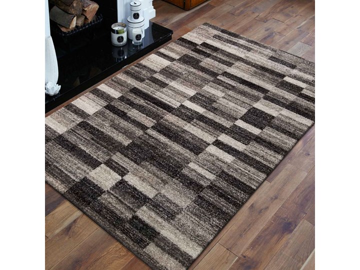 Szary nowoczesny dywan w kafelki - Sengalo 6X 60x100 cm Pomieszczenie Kuchnia Dywany Syntetyk Kategoria Dywany