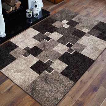 Szary miękki nowoczesny dywan - Sengalo 3X