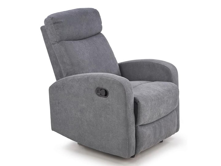 Fotel rozkładany Bover 2X - popielaty Styl Nowoczesny Szerokość 75 cm Pomieszczenie Salon