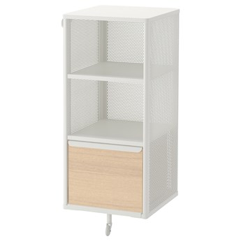 IKEA BEKANT Szafka, Siatka/biały, 41x101 cm