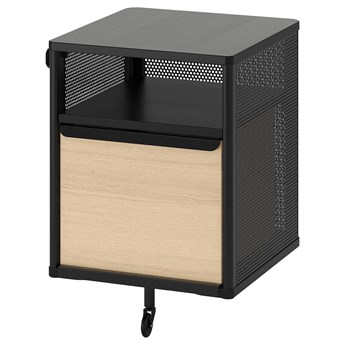 IKEA BEKANT Szafka, siatka/czarny, 41x61 cm
