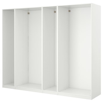 IKEA PAX 4 obudowy szaf, biały, 250x35x201 cm