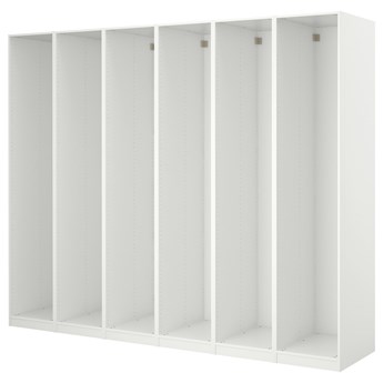 IKEA PAX 6 obudów szaf, biały, 300x58x236 cm