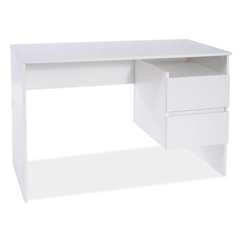 Białe biurko z szufladami B-004