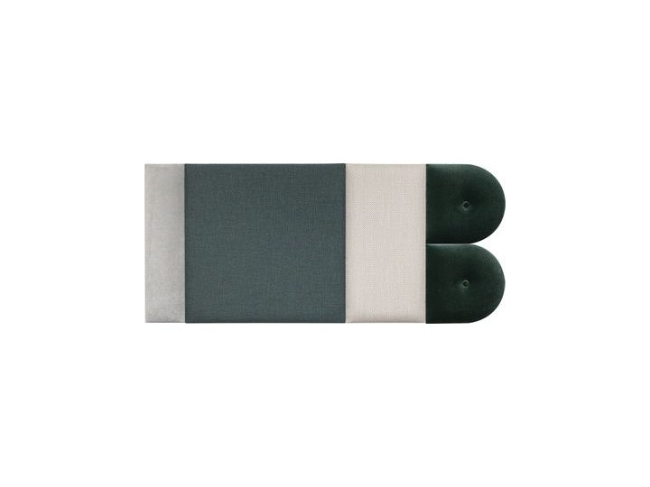 Set paneli tapicerowanych średni Soform zielono-szary Kolor Zielony Kategoria Zagłówki do łóżek